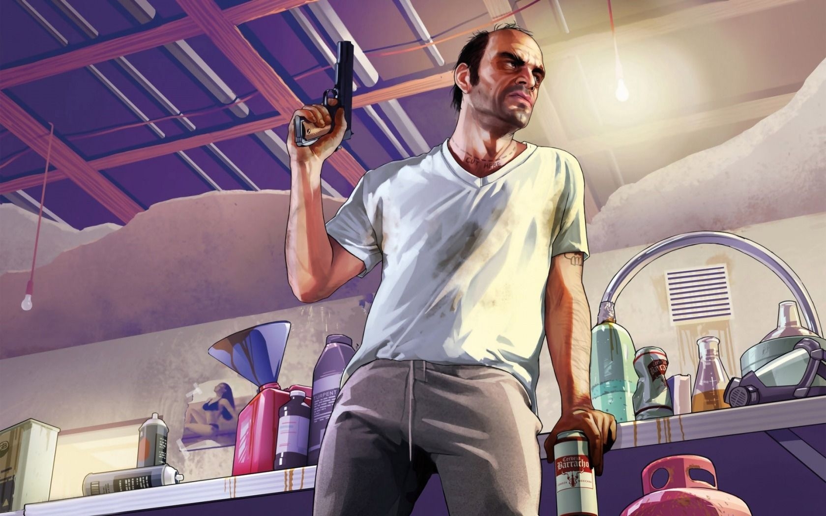 1680x1050 Trevor Phillips for GTA. Grand theft auto, Grand theft auto artwork, Gta, Desktop