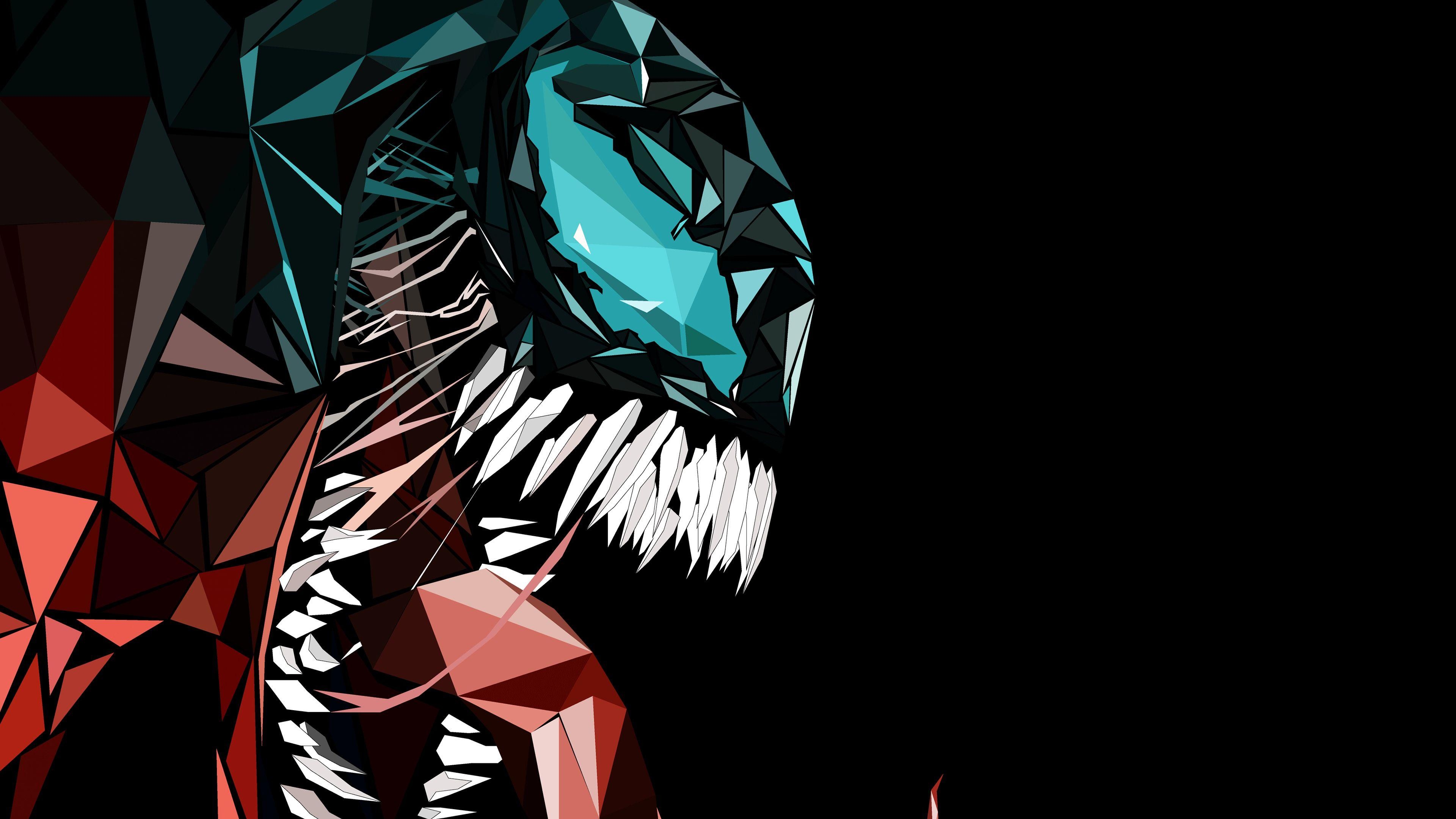 3840x2160 Venom Abstract 4k Venom wallpaper, superheroes wallpaper, HD, Desktop