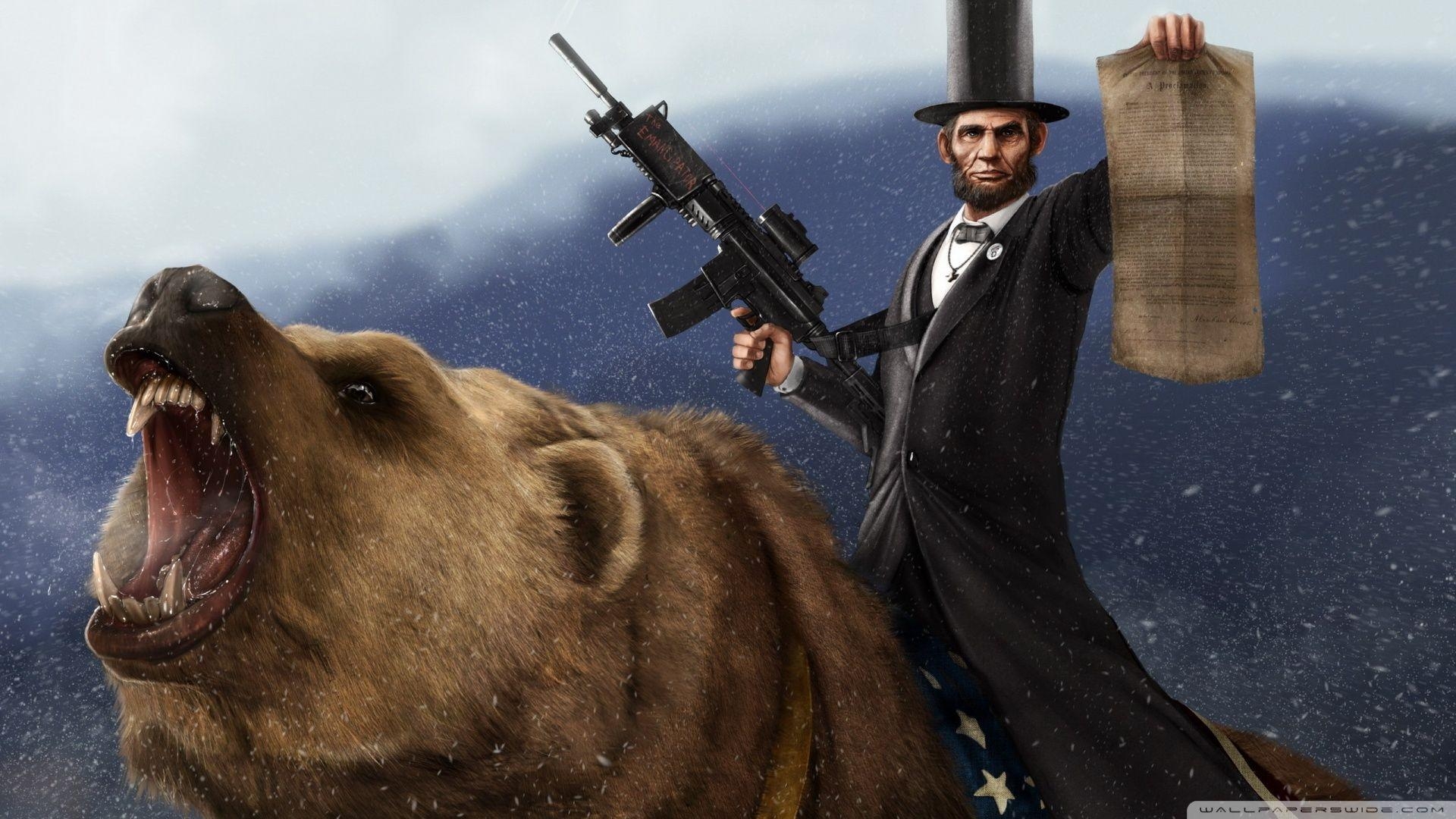 1920x1080 Abraham Lincoln Artwork ❤ 4K HD Desktop Wallpaper for 4K Ultra HD, Desktop