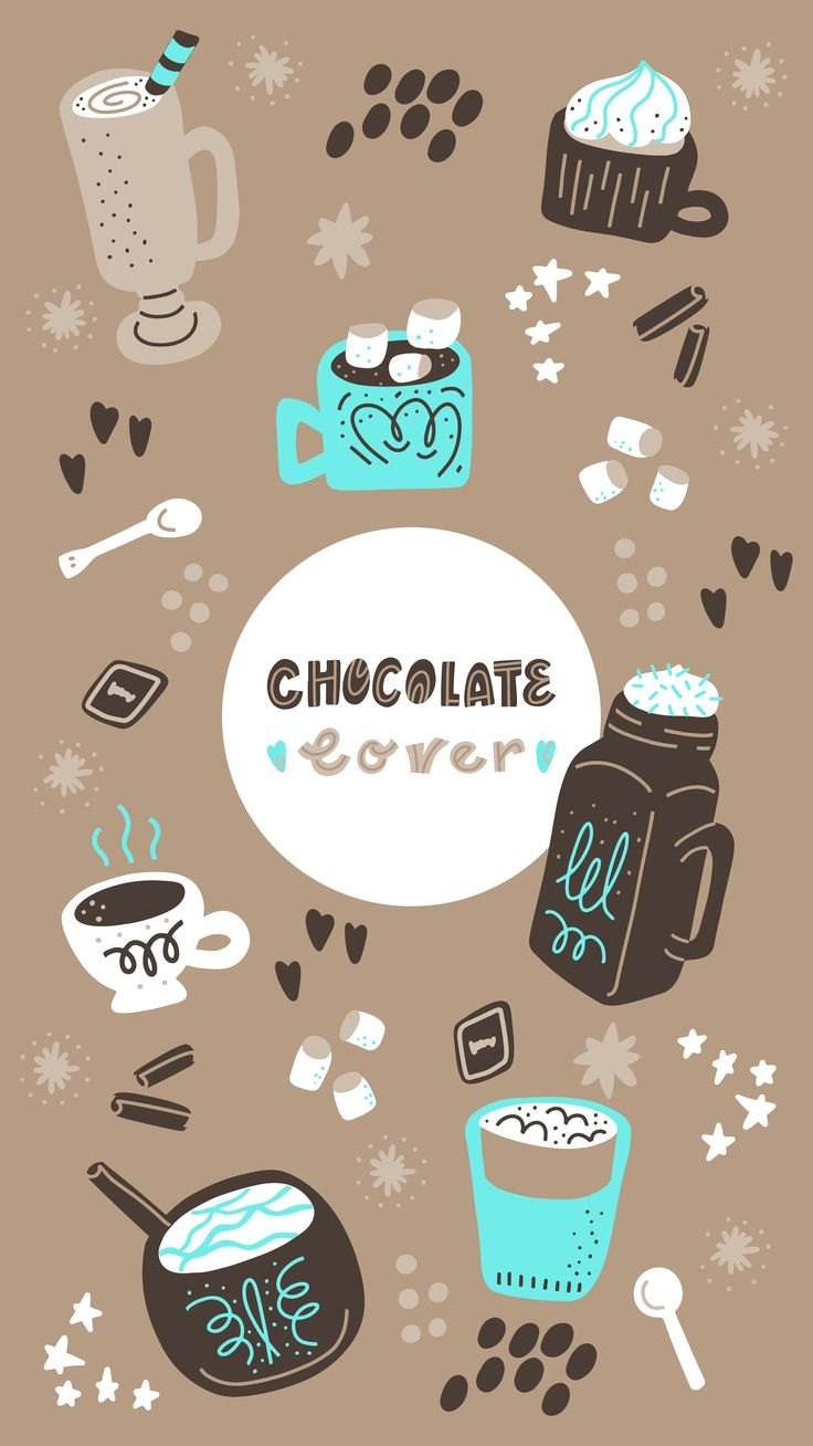 740x1310 Chocolate Lover Illustration. Aesthetic iphone wallpaper, Purple wallpaper iphone, Wallpaper iphone cute, Phone