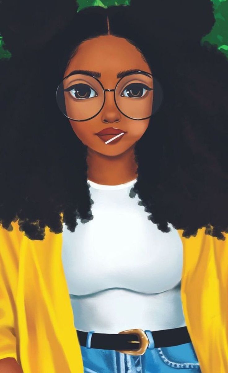 740x1210 HD Girly Wallpaper Cute Wallpaper Girl. Drawings of black girls, Black girl art, Black girl magic art, Phone