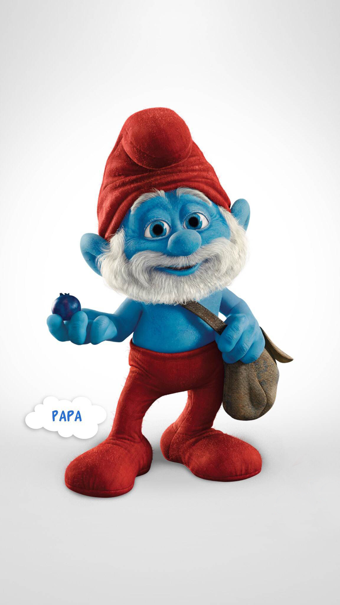 1160x2050 Papa Smurf Wallpaper for iPhone Pro Max, X, 6, Phone