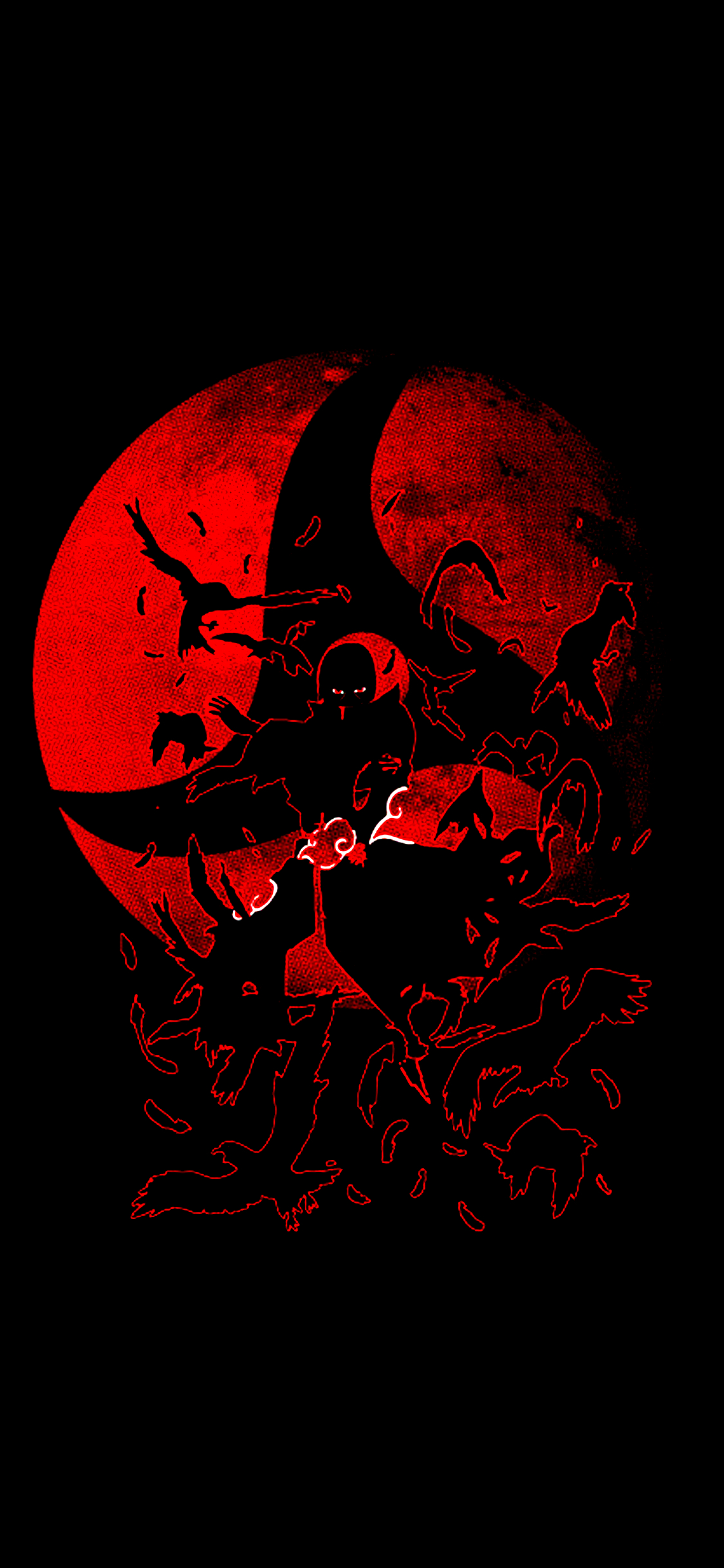 1130x2440 Itachi Phone Wallpaper, Phone