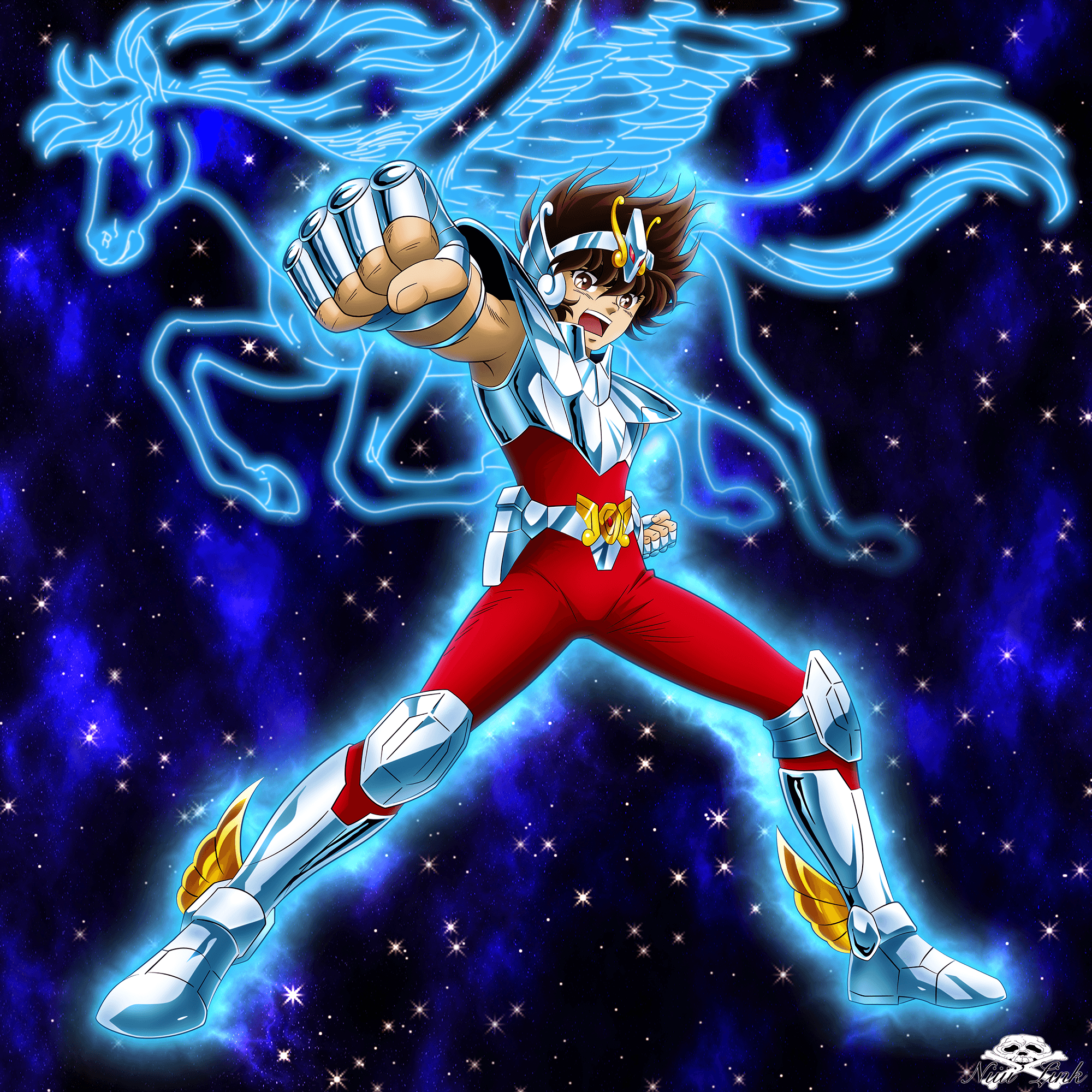 2000x2000 Saint Seiya Wallpaper Pegasus, Phone