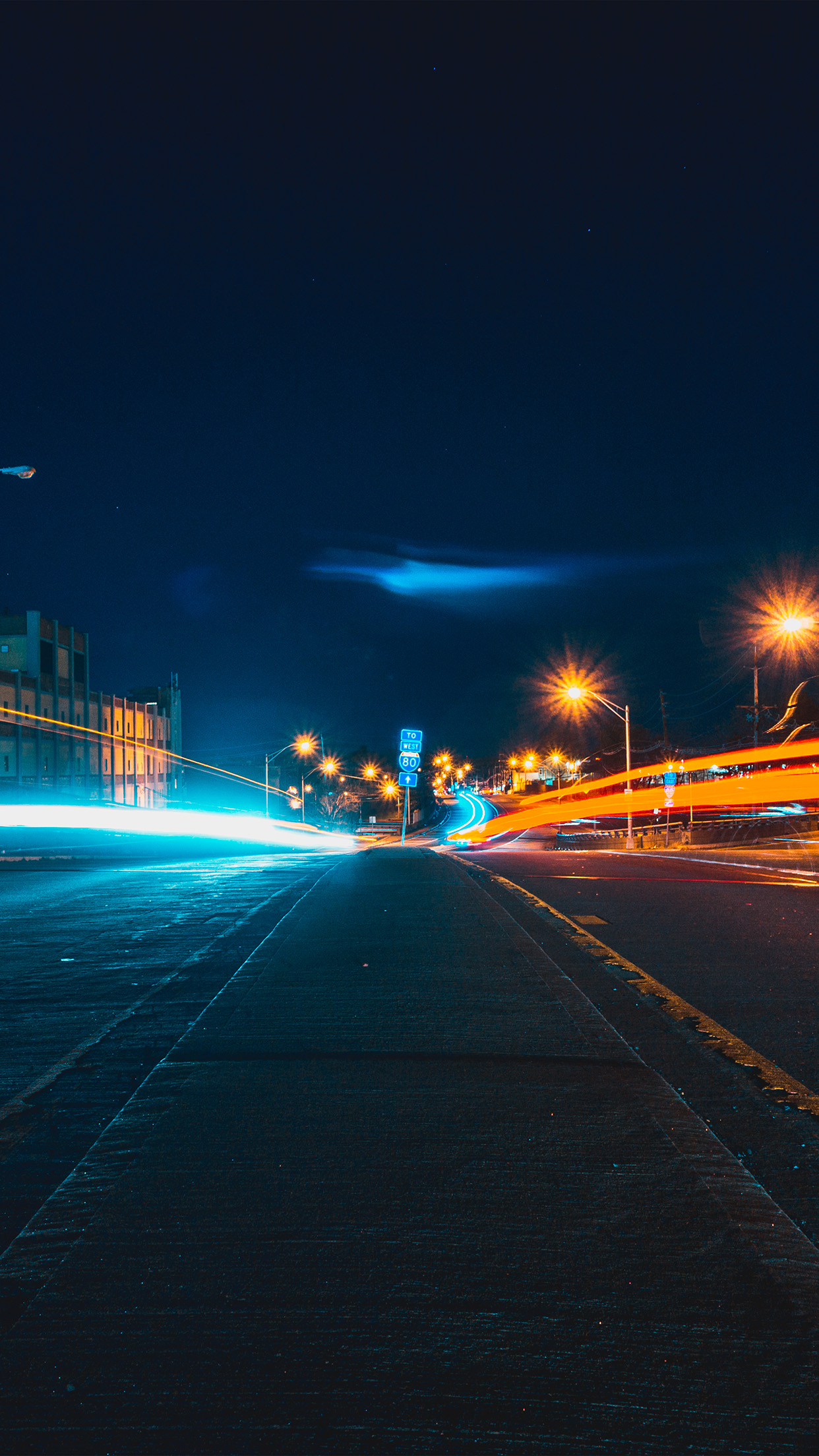 1250x2210 iPhone X wallpaper. street light night city nature, Phone