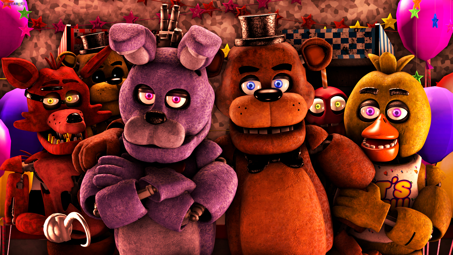 1920x1080 Golden Freddy (Five Nights at Freddy's) HD Wallpaper and Background Image, Desktop