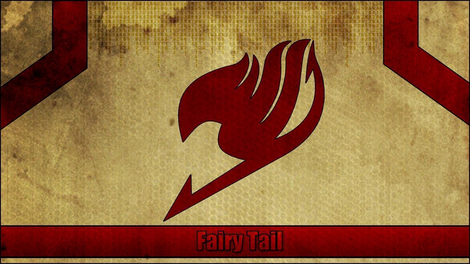 1600x900 Fairy Tail Logo Red Anime Numbers wallpaper #, Desktop