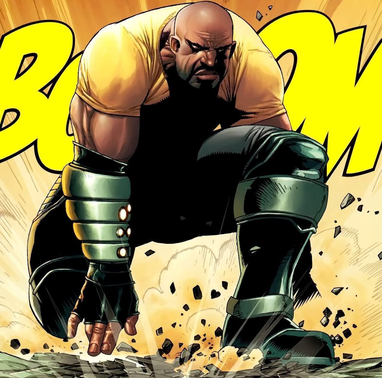 1280x1270 Luke Cage AKA Powerman VS Colossus, Desktop