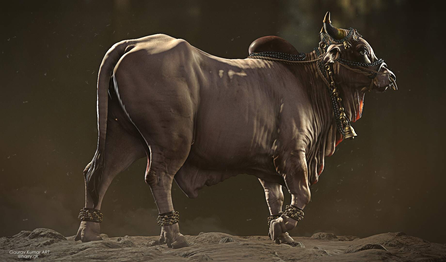 1840x1080 Nandi the Bull, Desktop