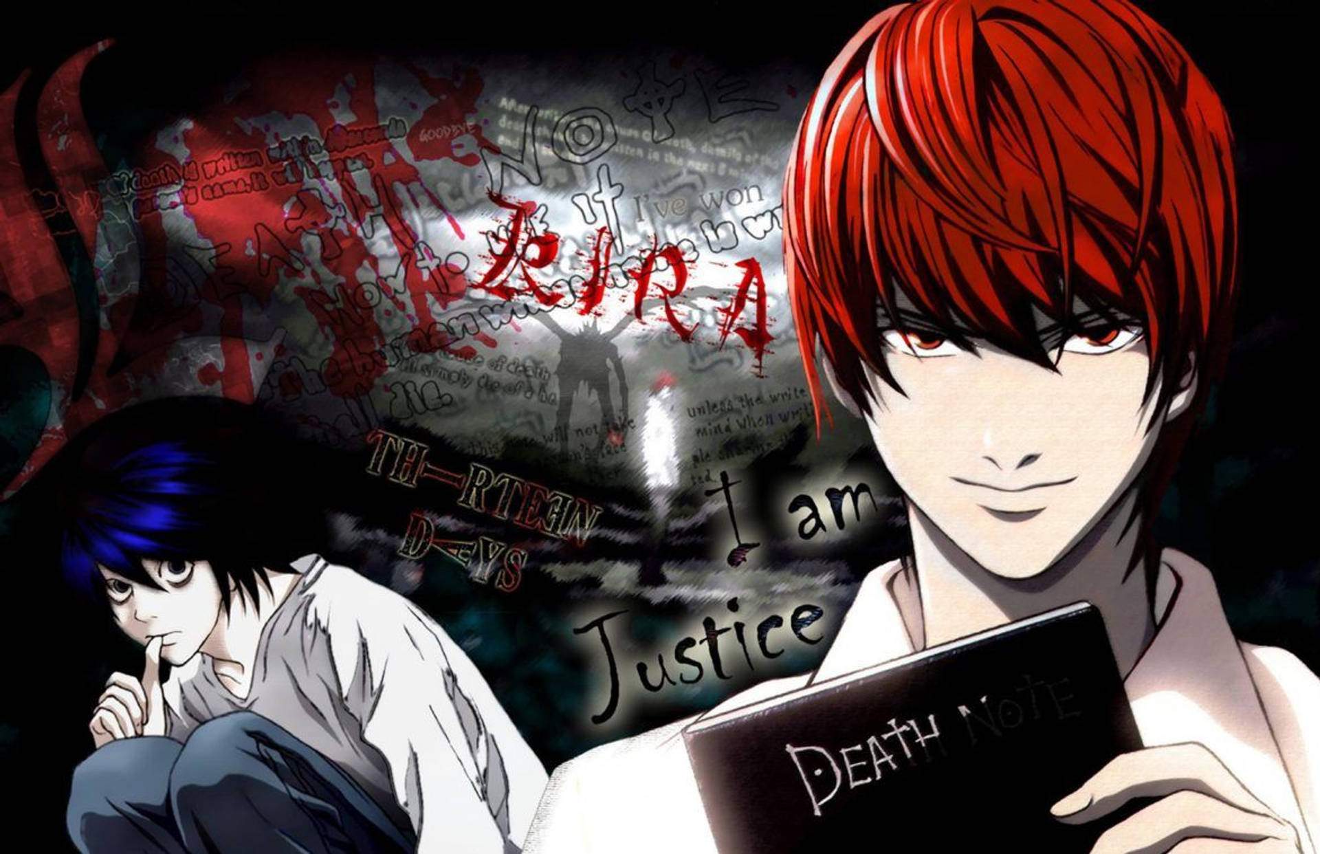 1920x1250 Download Death Note Light And L Wallpaper, Desktop