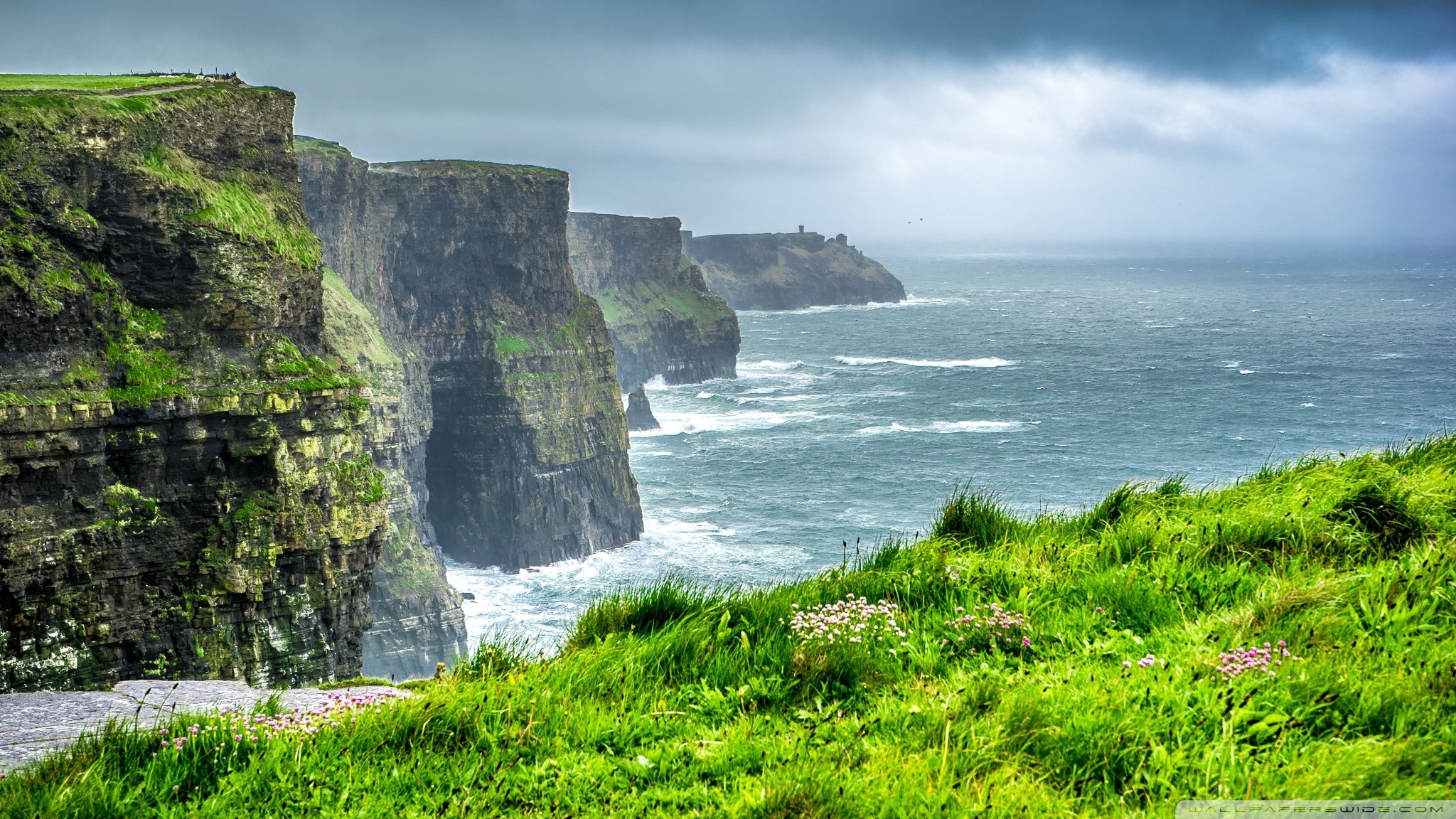 2050x1160 Cliffs of Moher, Ireland ❤ 4K HD Desktop Wallpaper for 4K Ultra HD, Desktop