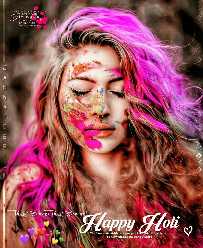 830x1010 Happy holi, Phone