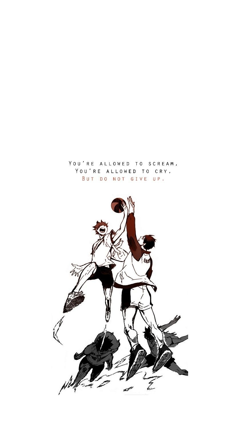 850x1500 Remix of a previous pin with this quote, added manga image to it. Motivational wallpaper inspired by Haiky. Haikyuu, Haikyuu wallpaper, Anime quotes inspirational, Phone