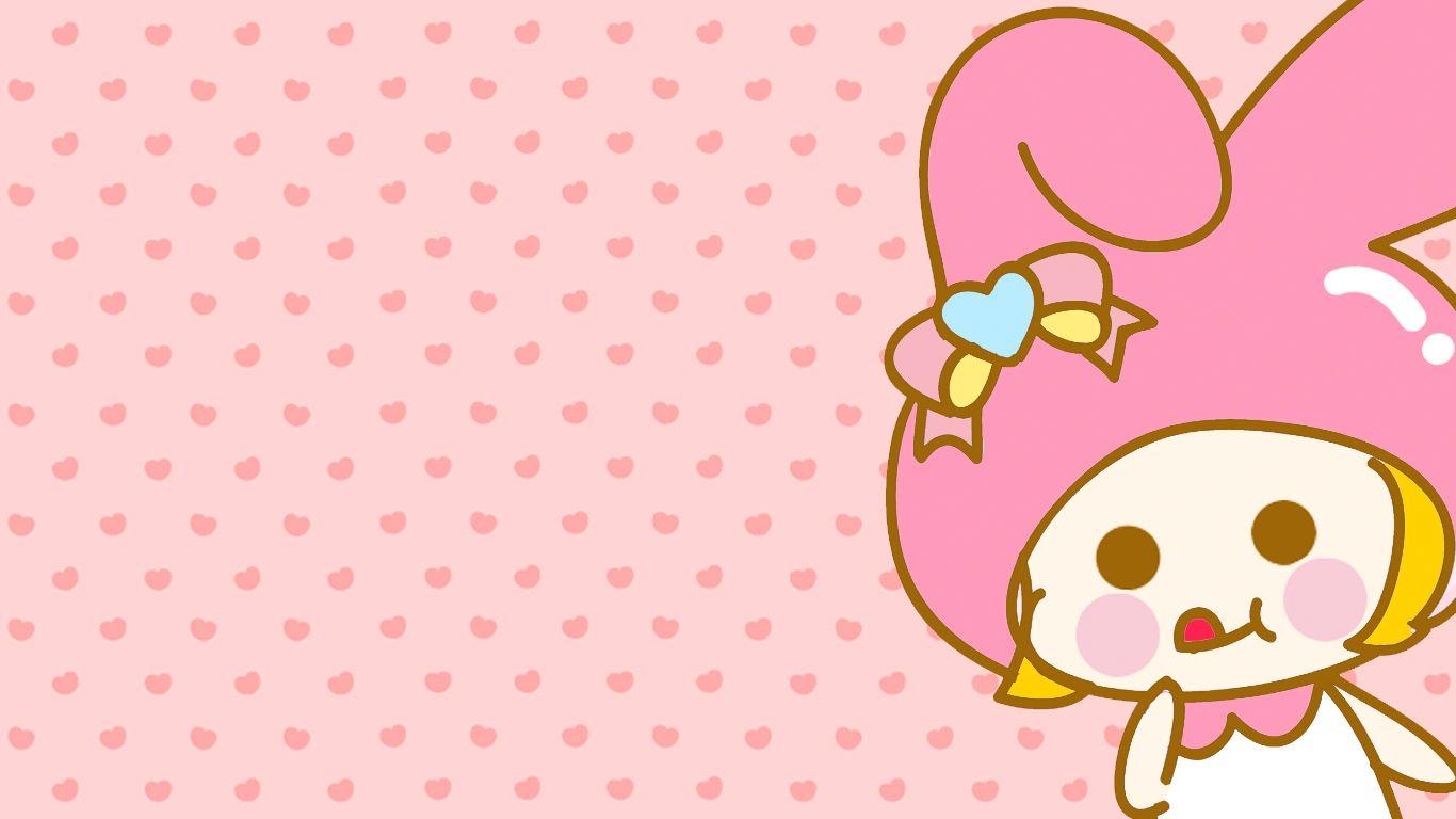 1370x770 Wallpaper Kawaii My Melody, Desktop