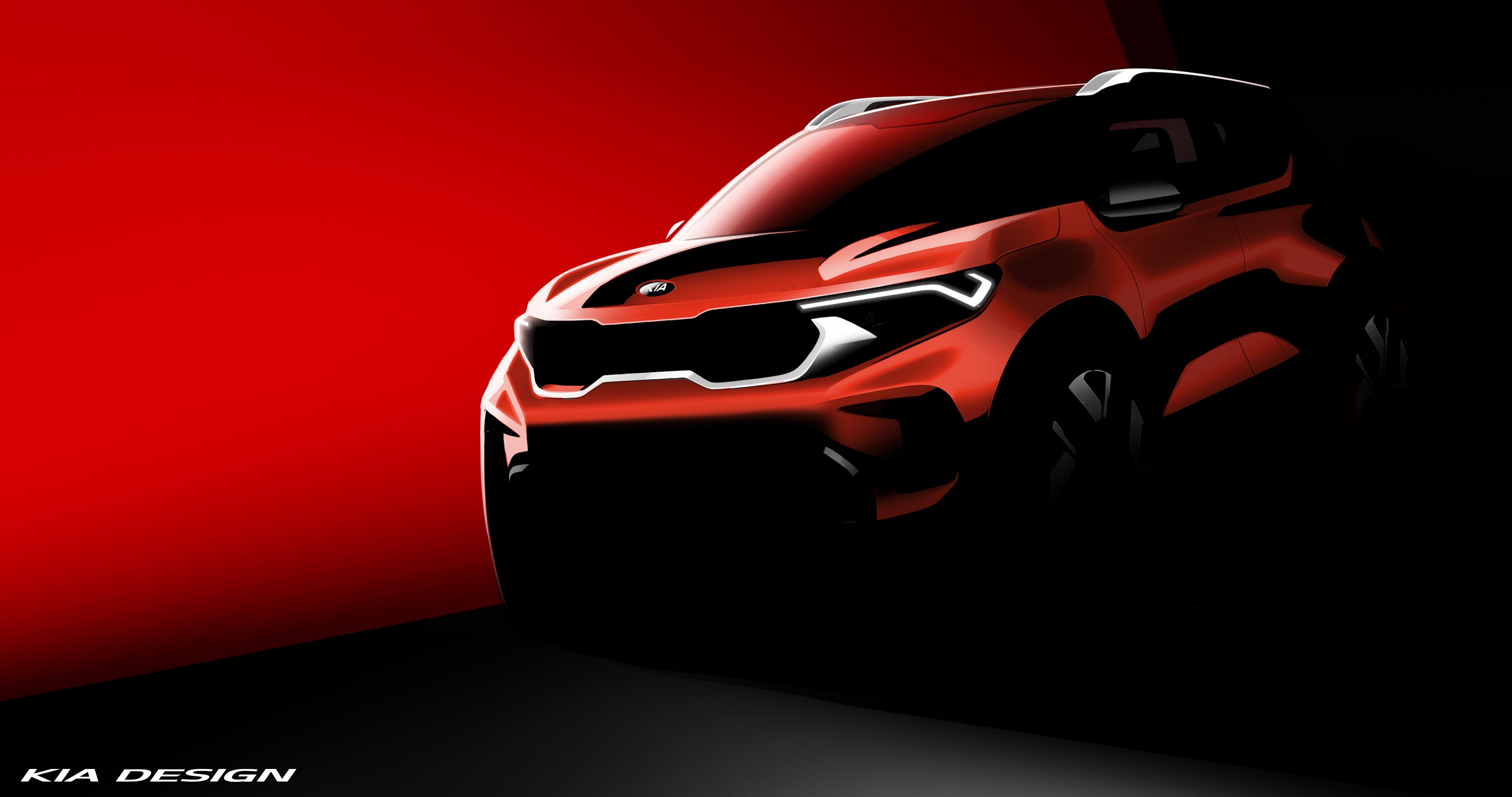 4100x2160 Kia Sonet Render of Production Ready Compact SUV Revealed, Desktop