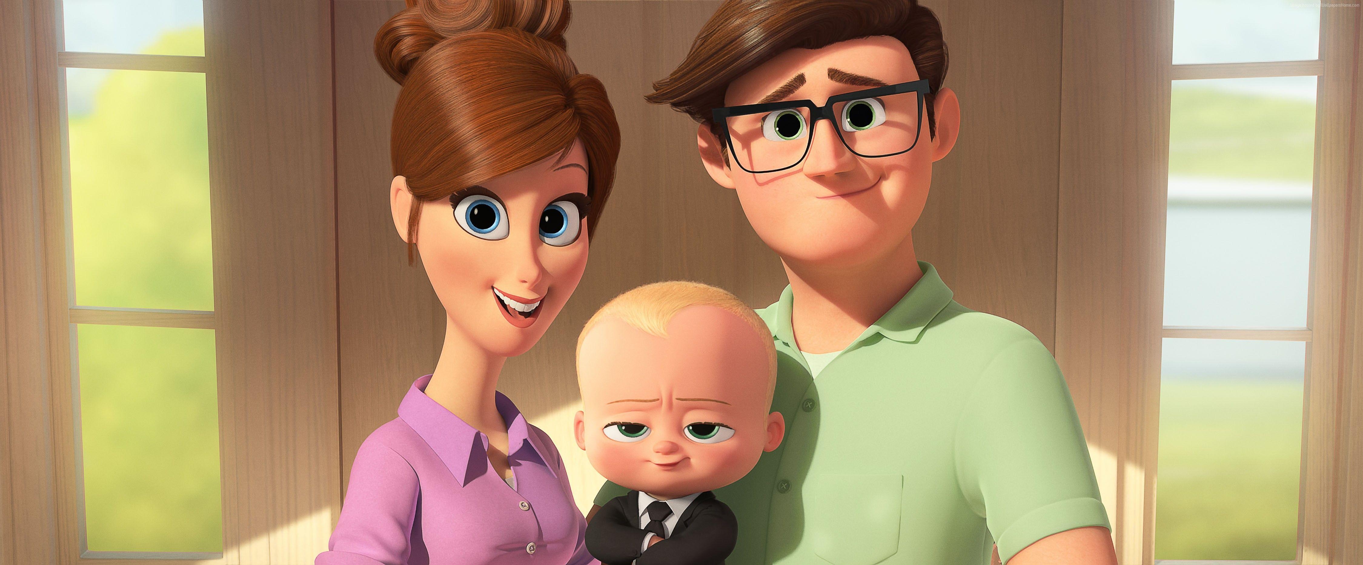 4500x1870 Wallpaper The Boss Baby, Baby, family, best animation movies, Movies, Dual Screen