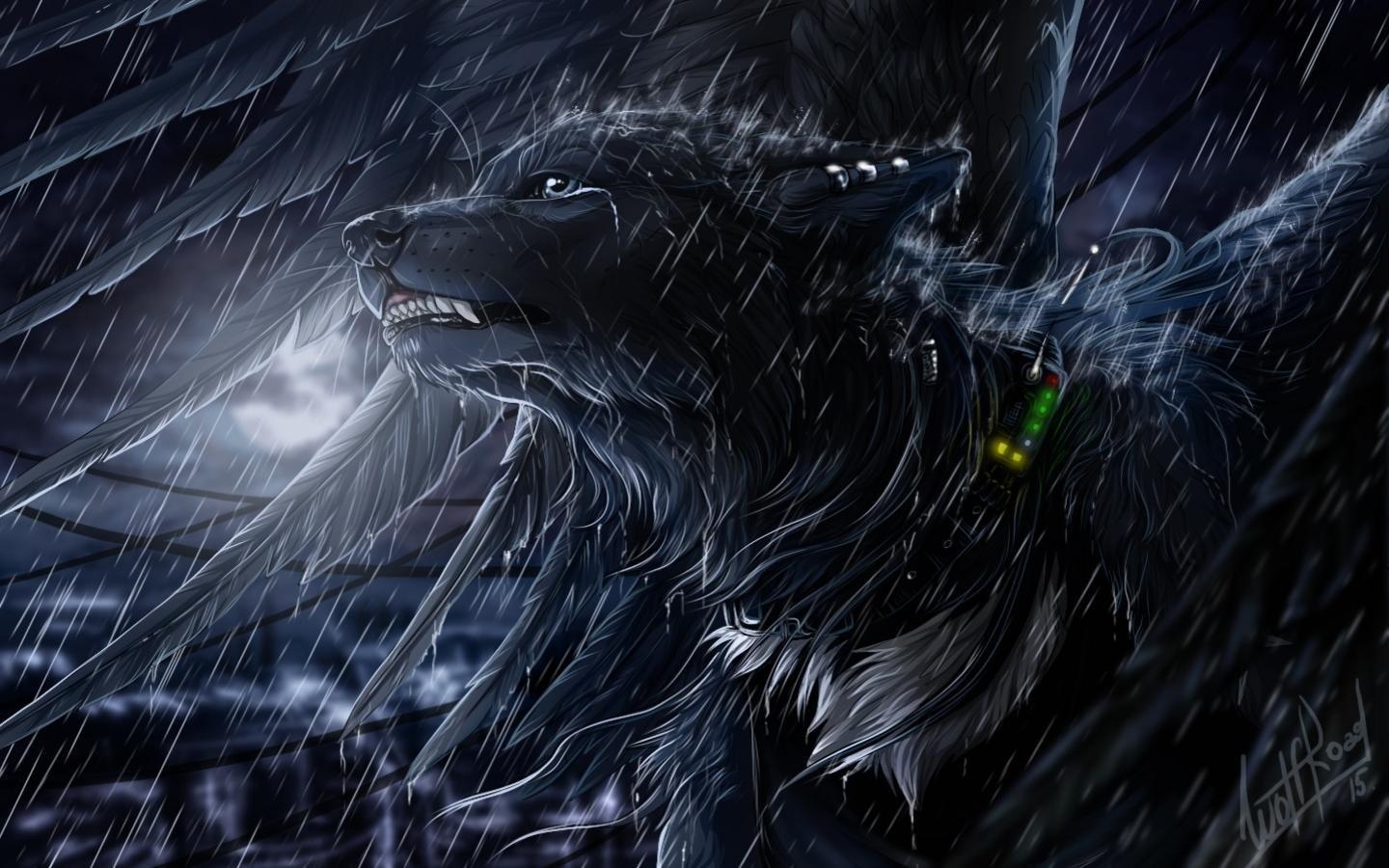 1440x900 Wolf Fantasy wallpaper  desktop background, Desktop