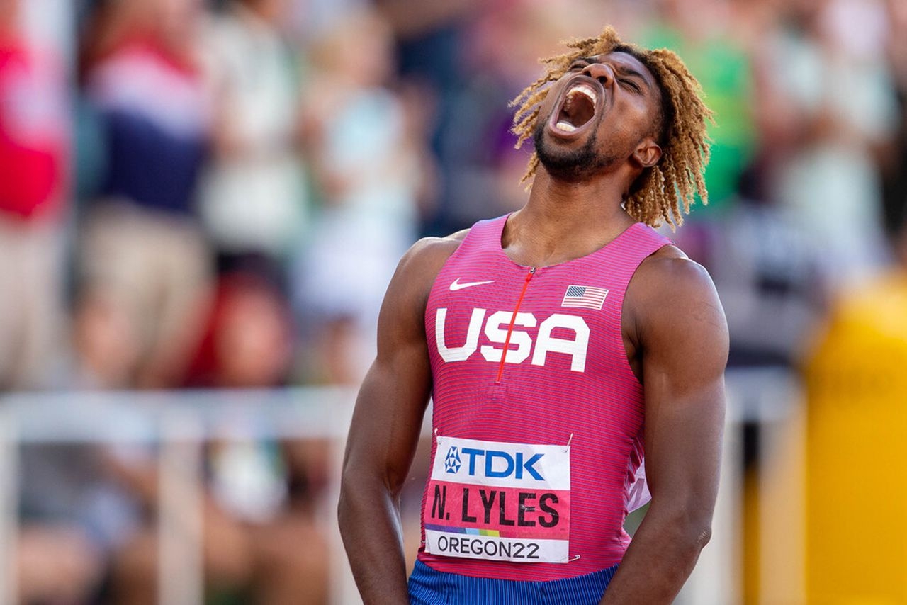 1280x860 Noah Lyles Is A Bad Man': Social Media Reacts To His Record Breaking Performance In Men's 200 At World Athletics Championships, Desktop