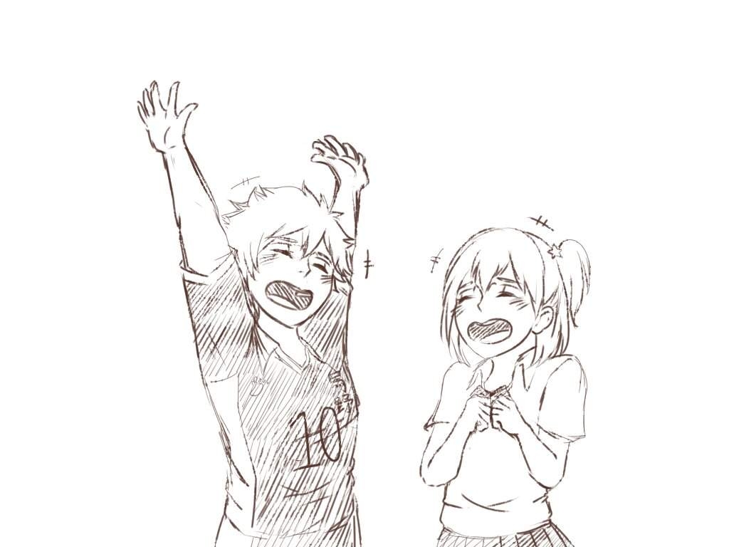 1030x770 We're Fun Sized. Yachi Hitoka And Hinata Shouyou One Shot, Desktop