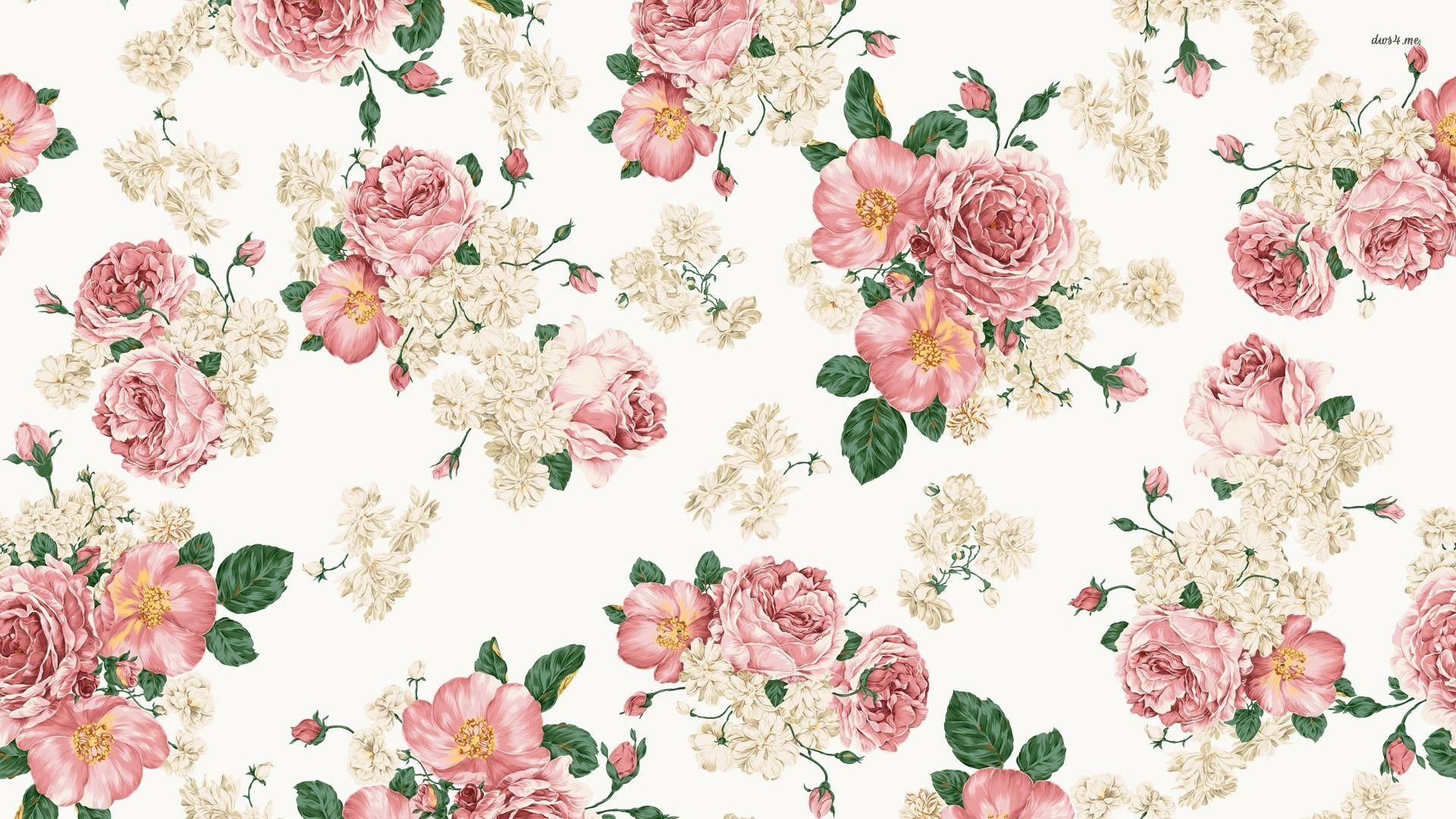 1920x1080 Vintage Roses Wallpaper Laptop Wallpaper, Desktop