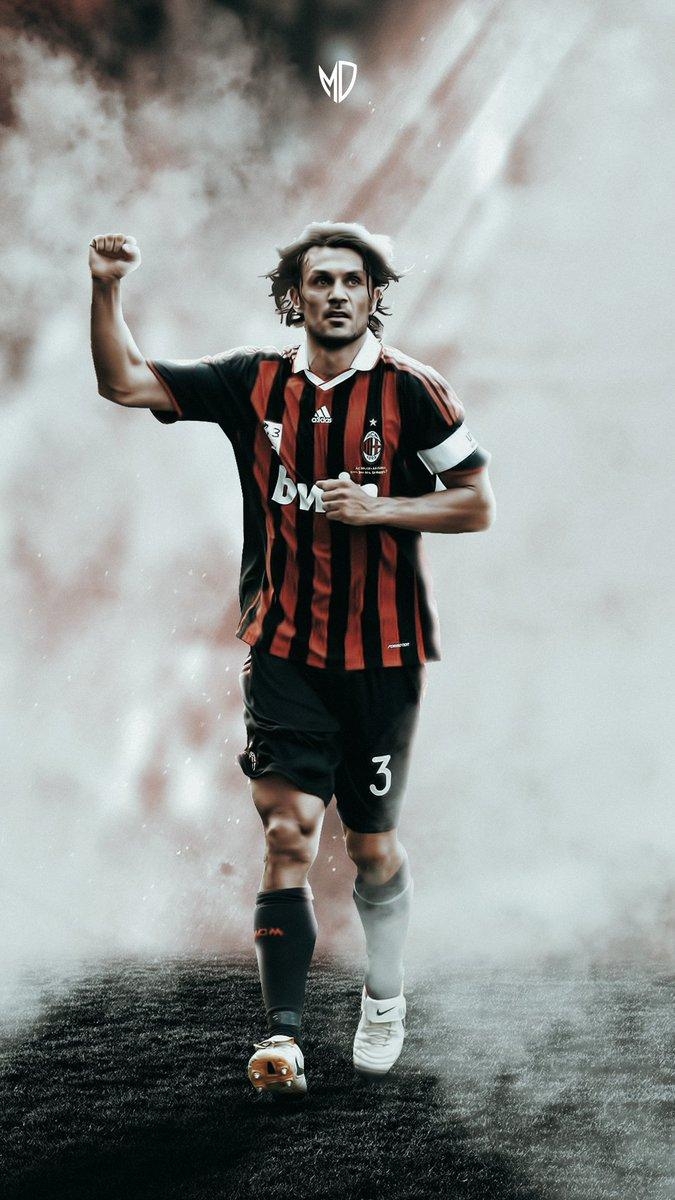 680x1200 AC Milan Digital Paolo #Maldini Mobile, Phone