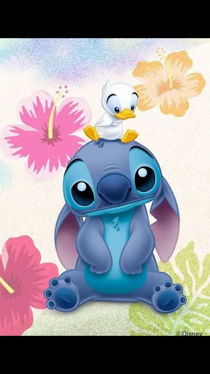 720x1280 Stitch and baby duck wallpaper, Phone