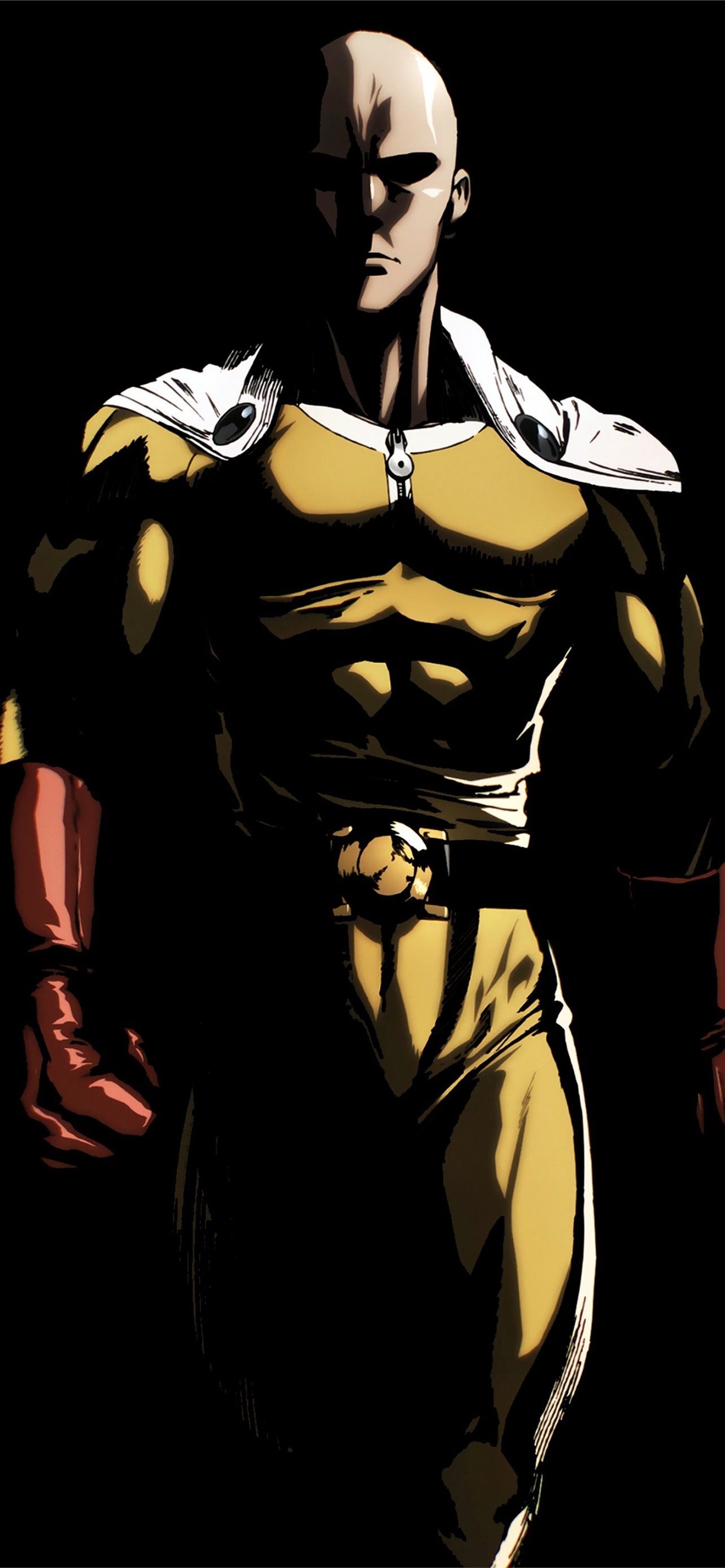 1290x2780 Saitama One Punch Man 4K iPhone Wallpaper Free Download, Phone