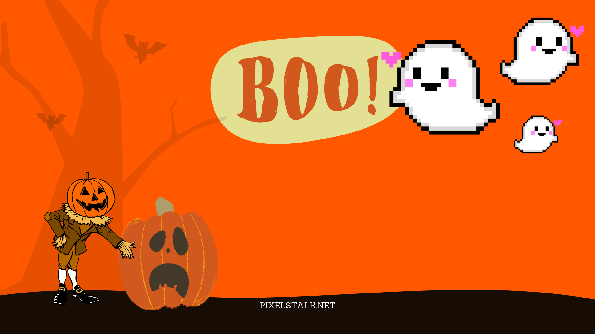 1920x1080 Cute Halloween Background, Desktop