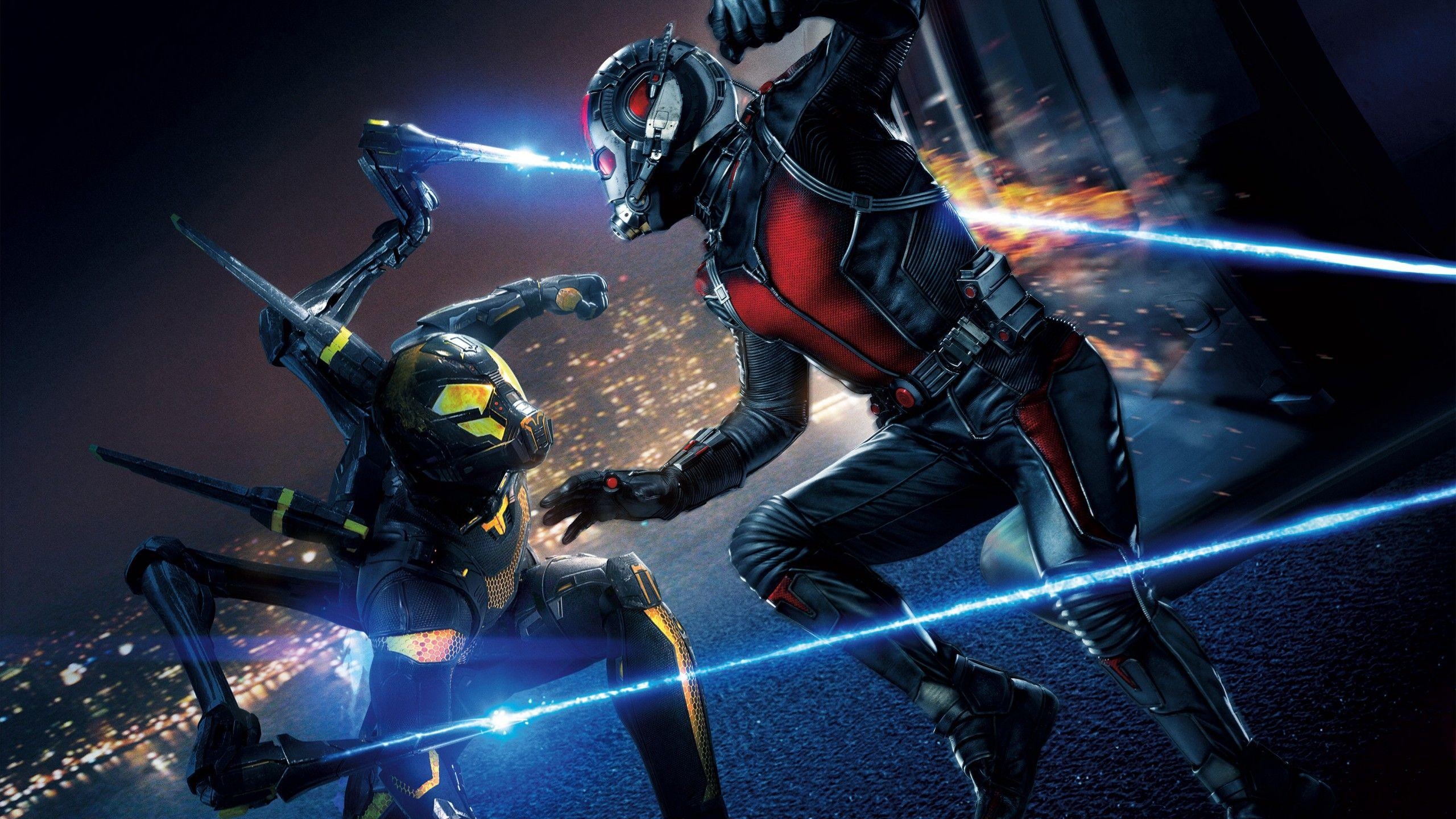 2560x1440 Wallpaper Ant Man, Marvel, Wasp, Yellowjacket, Movies, Desktop