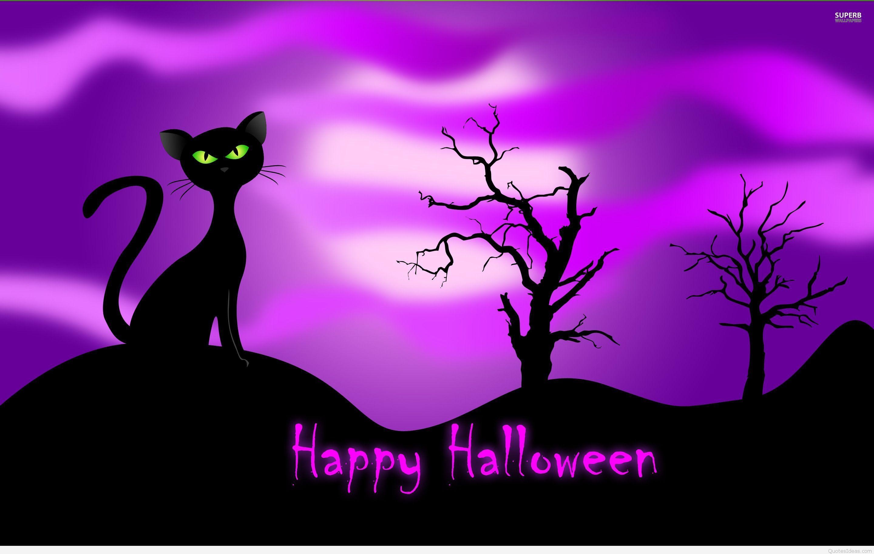 2880x1830 Halloween cat background Gallery, Desktop