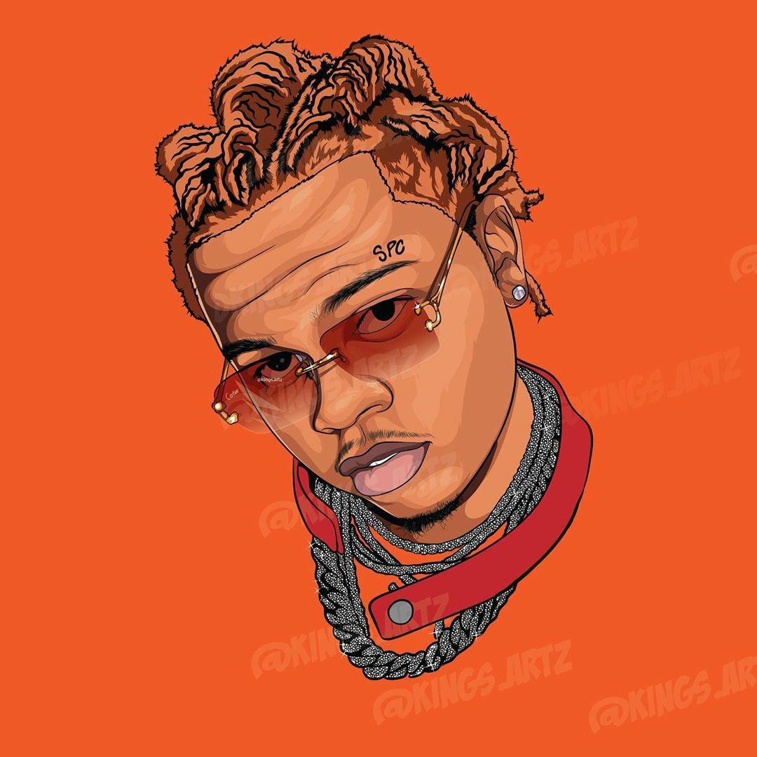 1080x1080 Gunna Wallpaper. Rapper art, Cartoon smoke, Gunna cartoon art, Phone