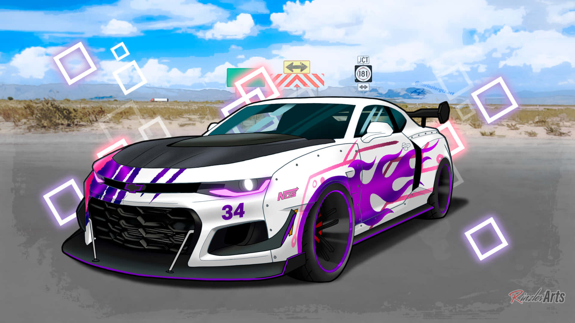 1920x1080 custom Anime Car, Desktop