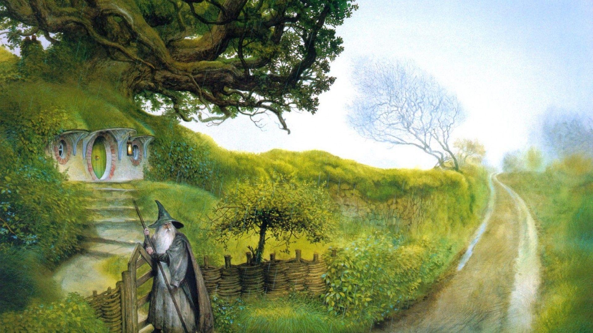 1920x1080 ScreenHeaven: Gandalf John Howe The Hobbit The Lord of the Rings, Desktop