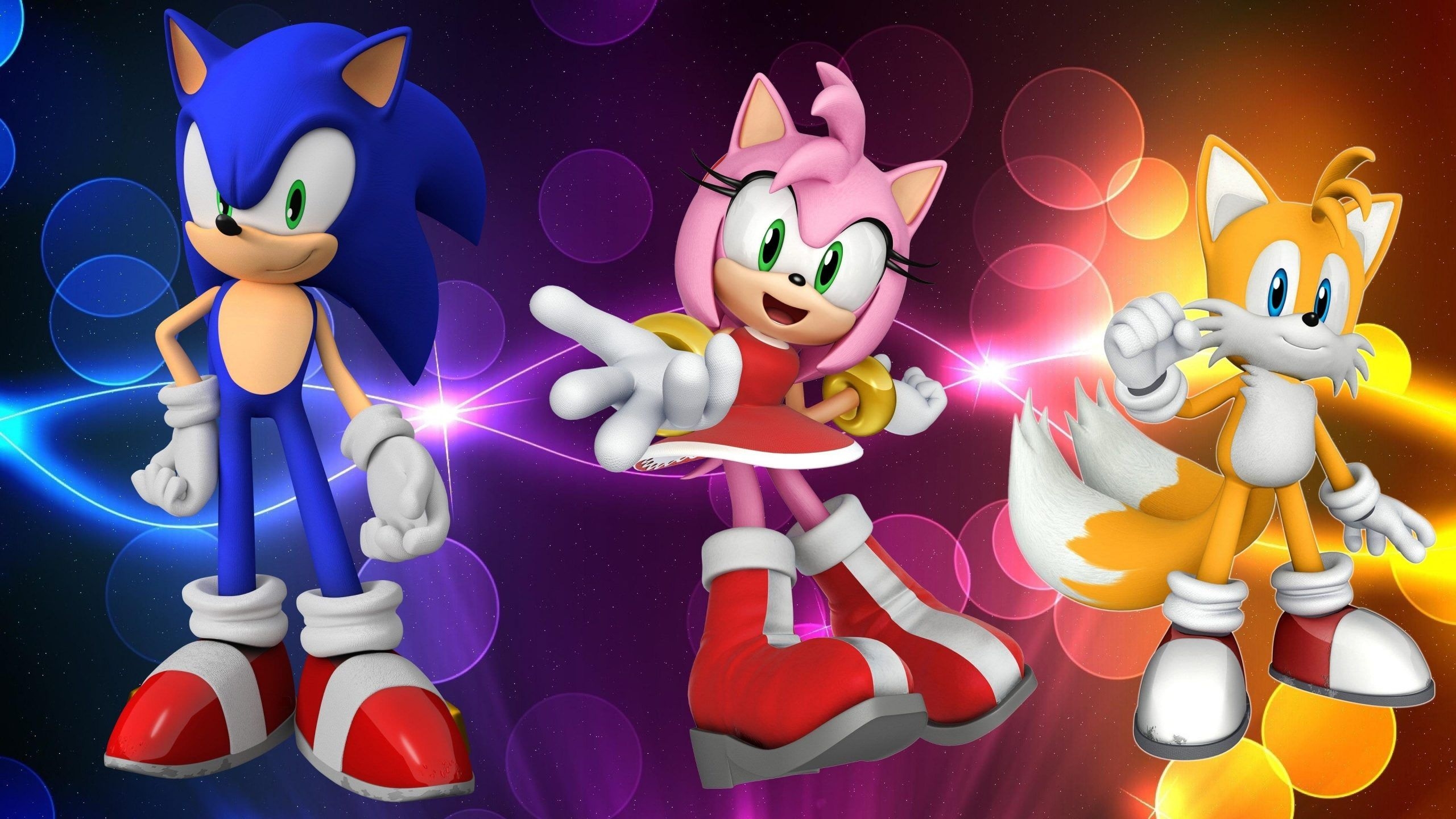 2560x1440 Sonic Amy Tails Sonic Hedgehog 1810 Wallpaper And Free throughout, Desktop