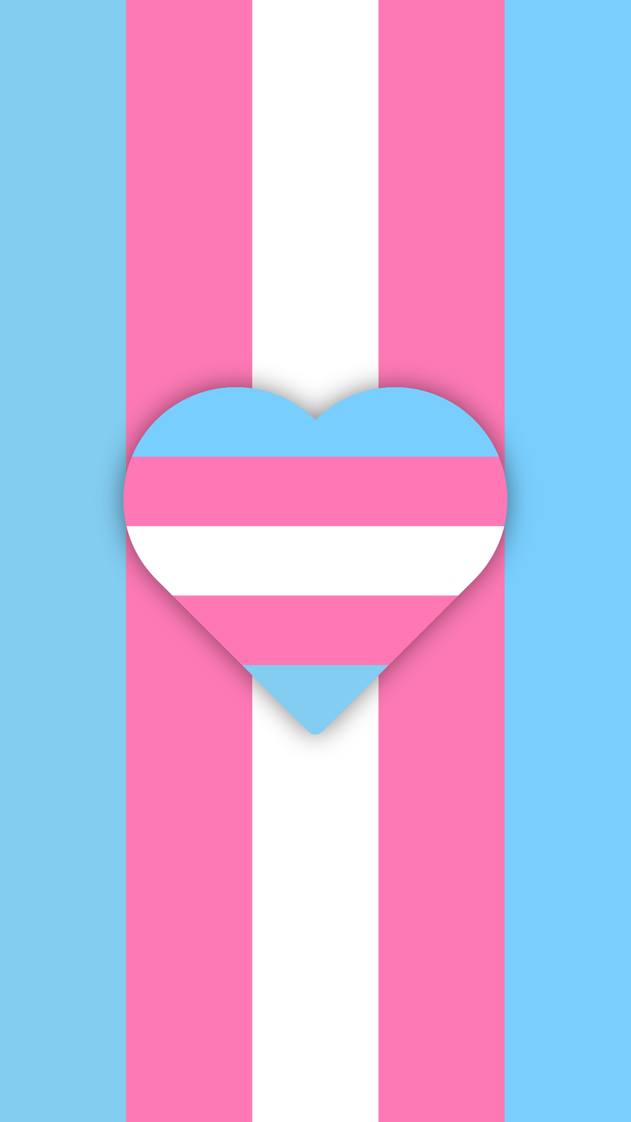 1280x2280 Trans Pride Wallpaper, Phone