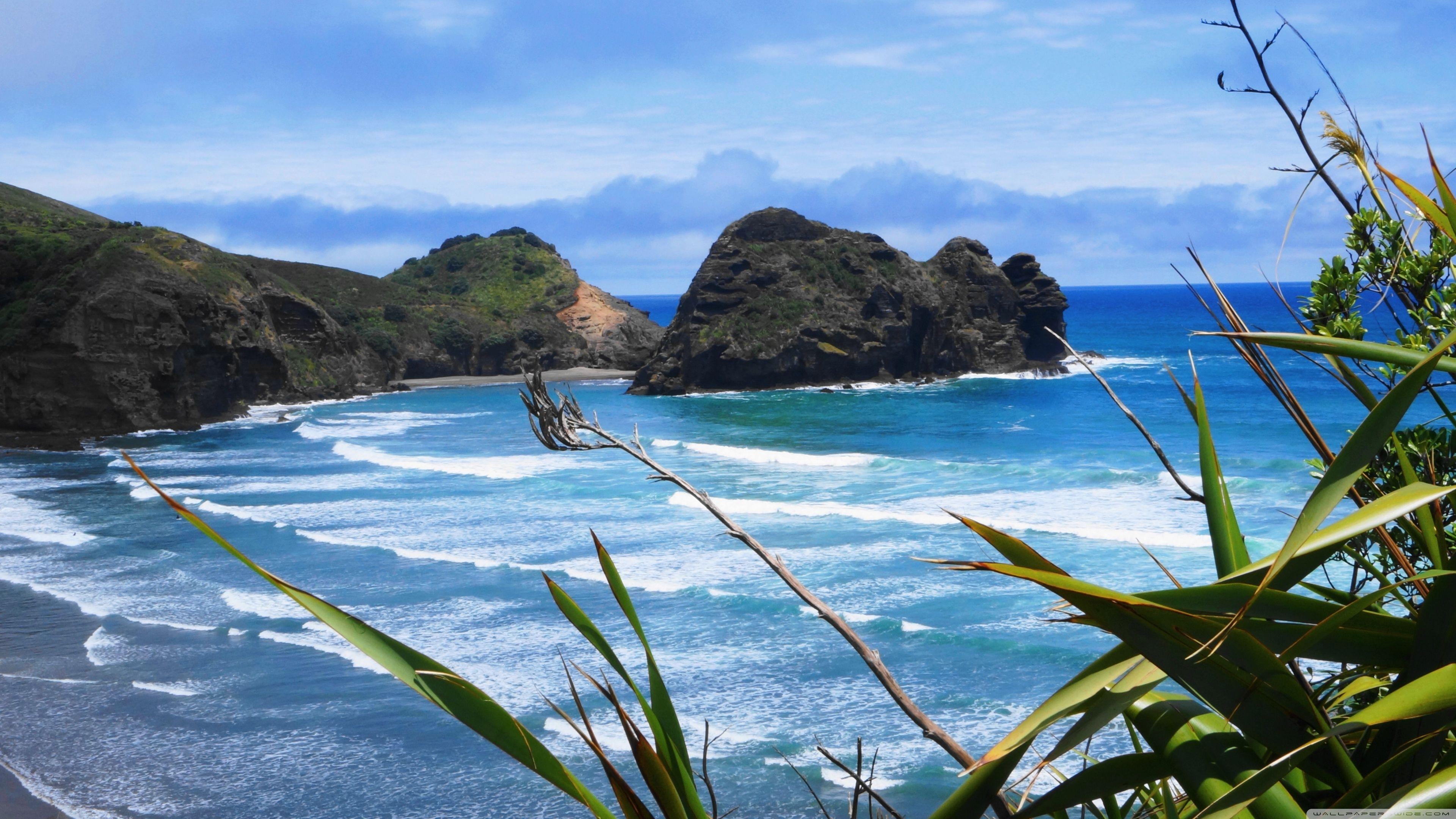 3840x2160 Piha Beach, New Zealand ❤ 4K HD Desktop Wallpaper for 4K Ultra HD, Desktop