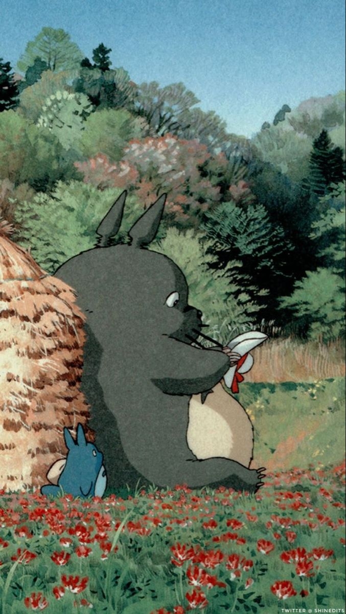 680x1200 My neighbor Totoro wallpaper. Ghibli artwork, Studio ghibli background, Ghibli art, Phone