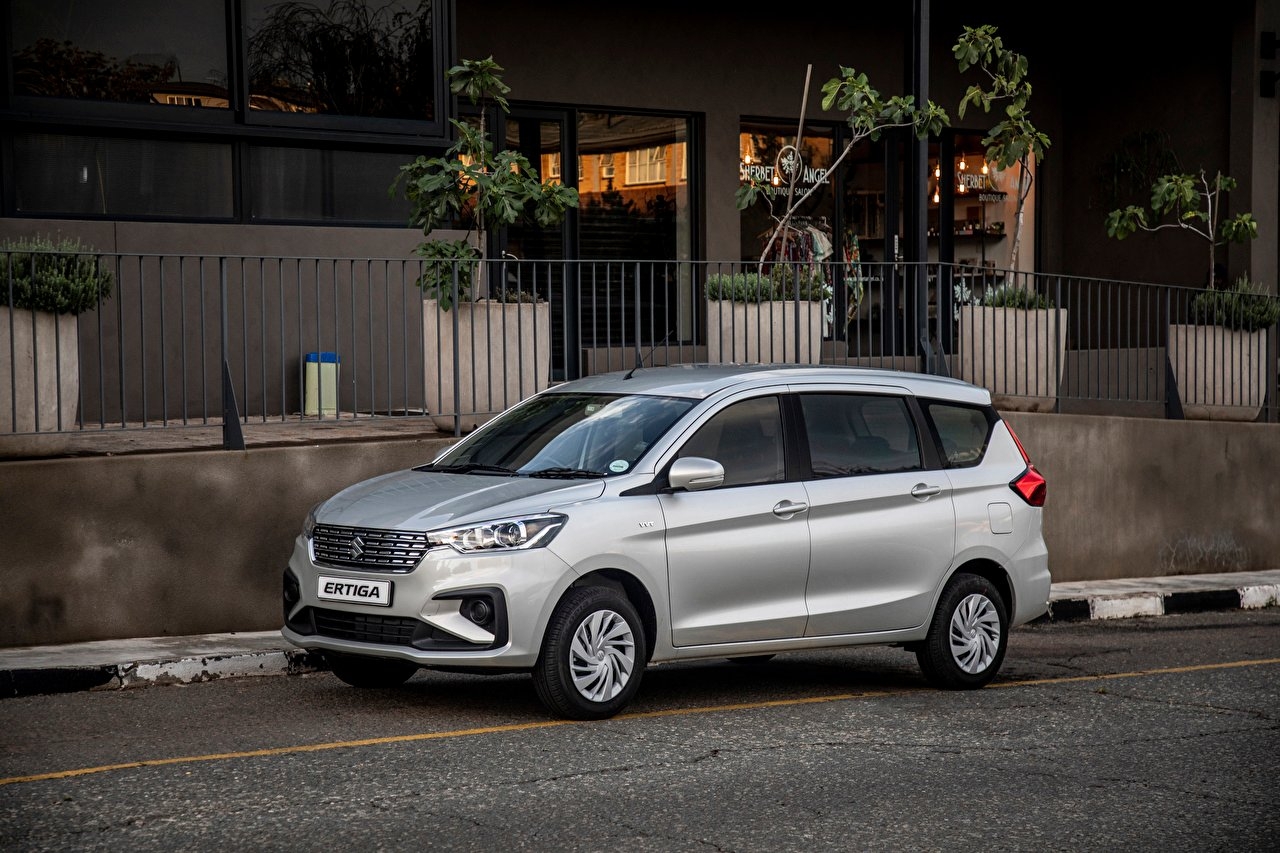 1280x860 Photo Suzuki 2019 Ertiga GL Minivan Grey auto Metallic, Desktop