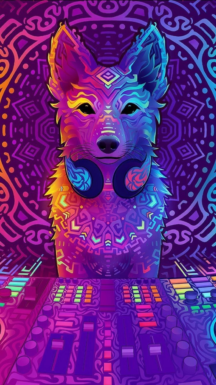 750x1340 Please follow DJ Fox #littlefox #babyfox #kit #kitten #foxlove #ilovefoxes # fox #foxes #füchse #fuchs #renard #renards. Music artwork, Psychedelic art, Furry art, Phone