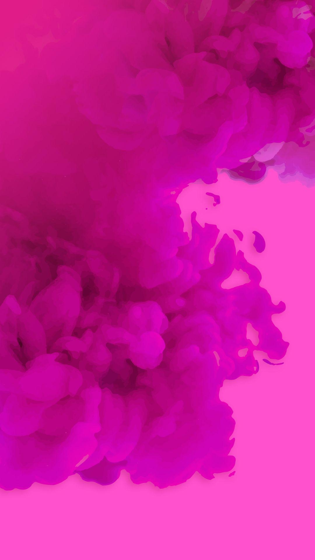 1080x1920 Free HD Real Pink Smoke Phone Wallpaper.1124, Phone