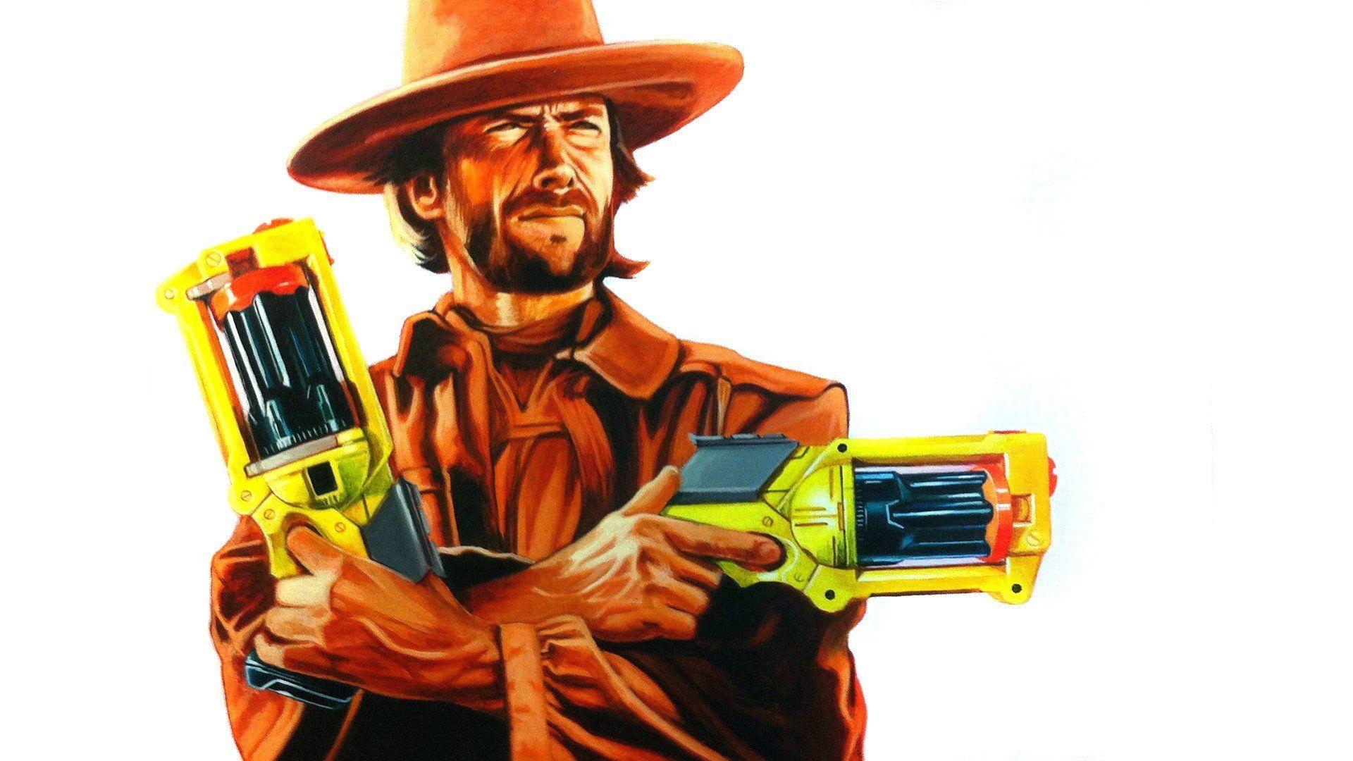 1920x1080 Clint Eastwood Nerf The Good Bad And Ugly, Desktop