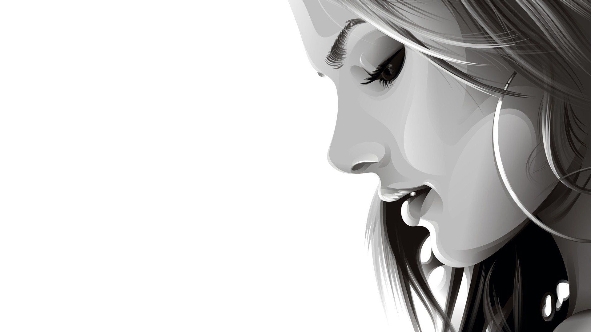 1920x1080 women, Gray, Vectors, Clean Wallpaper HD / Desktop and Mobile Background, Desktop
