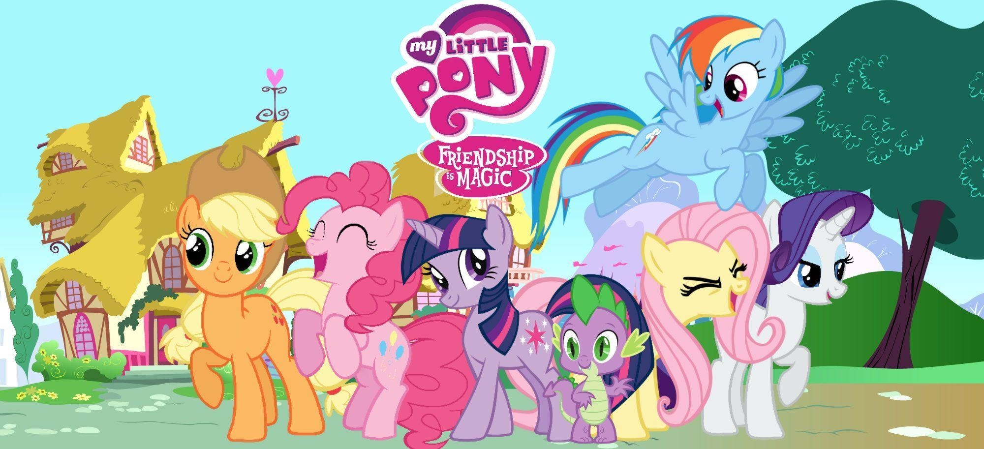 2000x920 My little Pony Friendship Is Magic wallpaper, Dual Screen