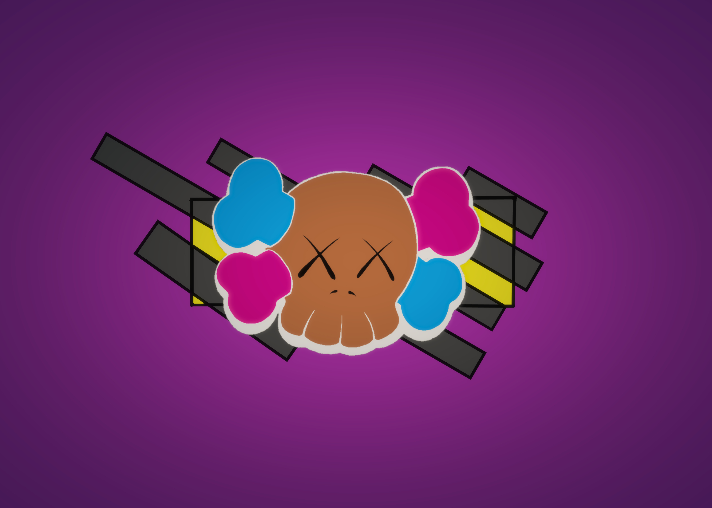 2320x1660 Kaws Purple Wallpaper, Desktop