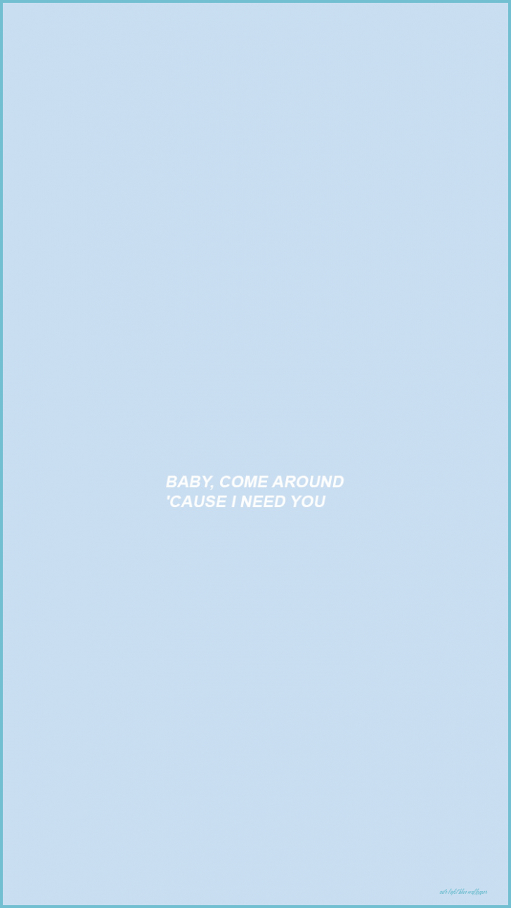 730x1300 Baby Blue Aesthetic Wallpaper, Phone
