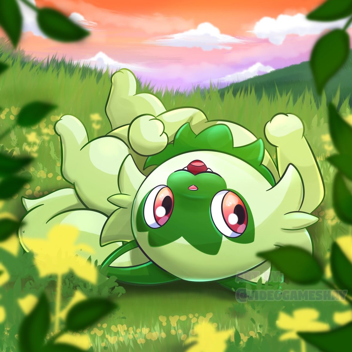 1200x1200 sprigatito fanart. Pokemon starters, Pokemon, Cute pokemon, Phone