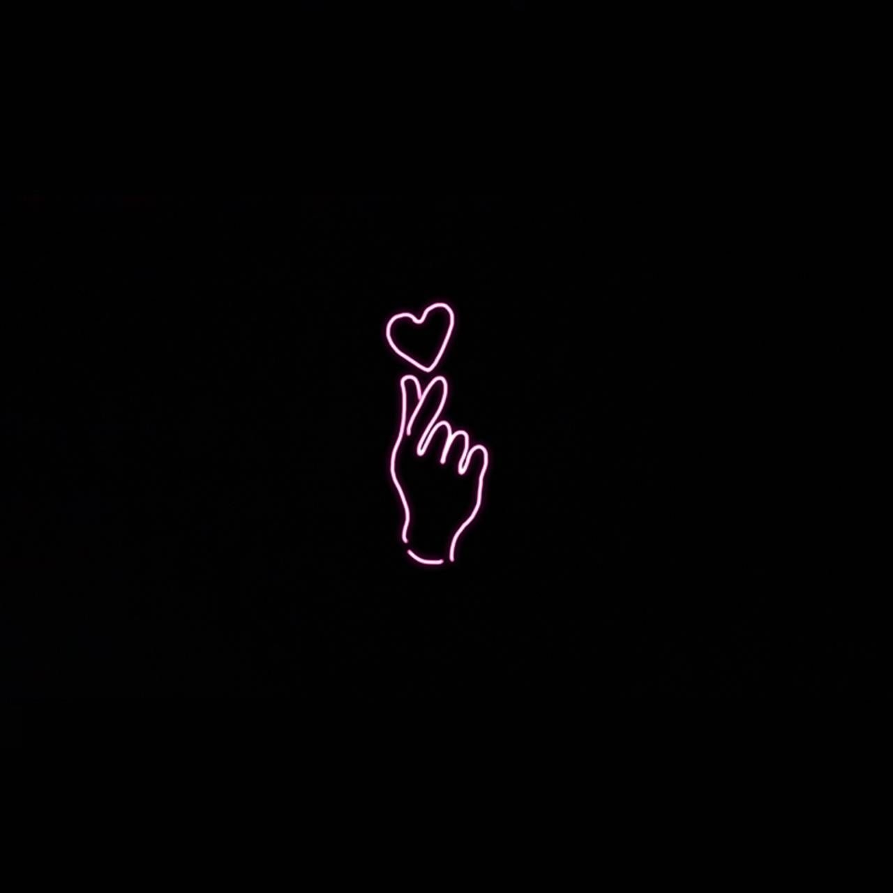1280x1280 Love Dark wallpaper, Phone