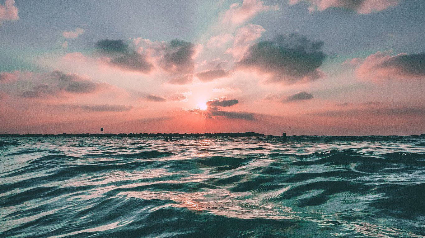 1370x770 Download free Summer Aesthetic Ocean, Desktop