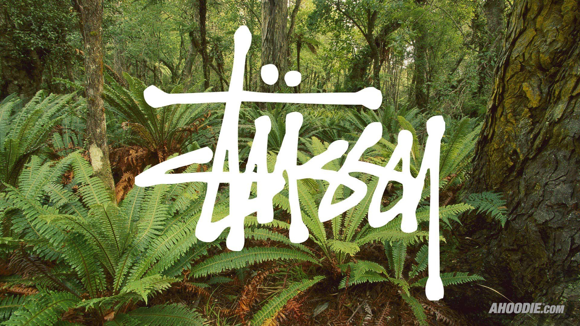 1920x1080 Stussy Jungle White Desktop. Stussy, Desktop