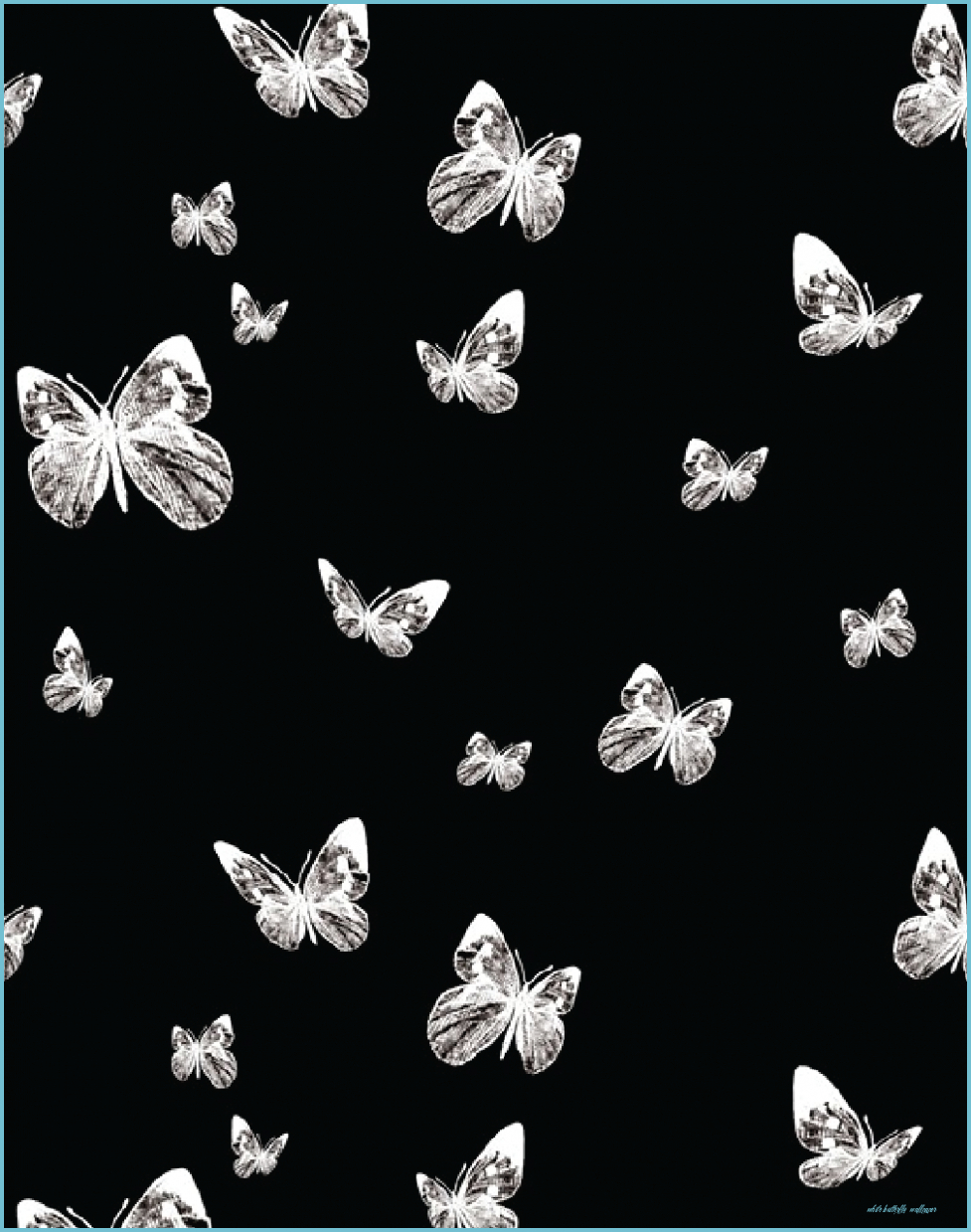 980x1240 Butterfly Valley, Black & White Black Aesthetic Wallpaper, Black Butterfly Wallpaper, Phone